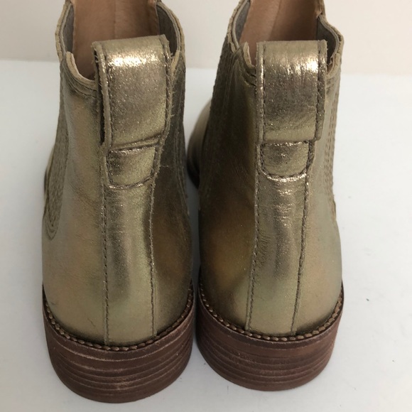 SOLD Madewell Ainsley Chelsea Metallic Ankle - Picture 5 of 7